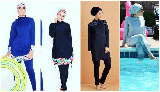 تصميمات مايوهات بحر للمحجبات 2019 متنوعة