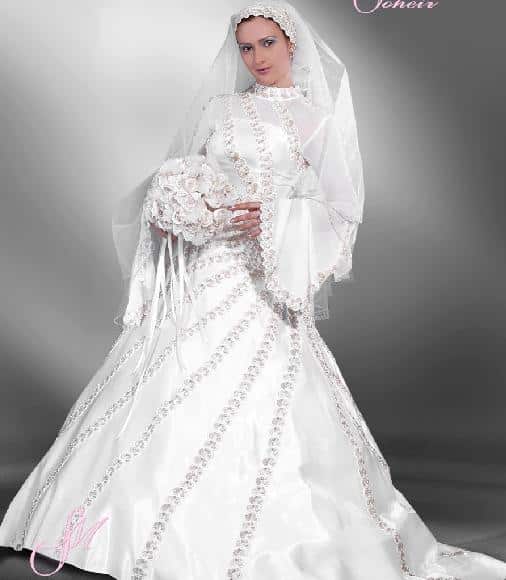 صور أحدث تصميمات لفساتين الافراح جميلة