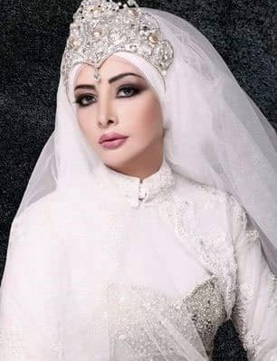 صور أجمل فساتين زفاف للمحجبات 2019 حلوة