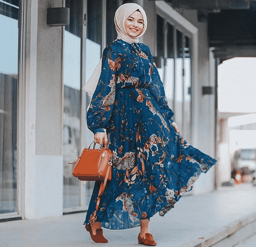 اجمل فساتي محجبات خروج