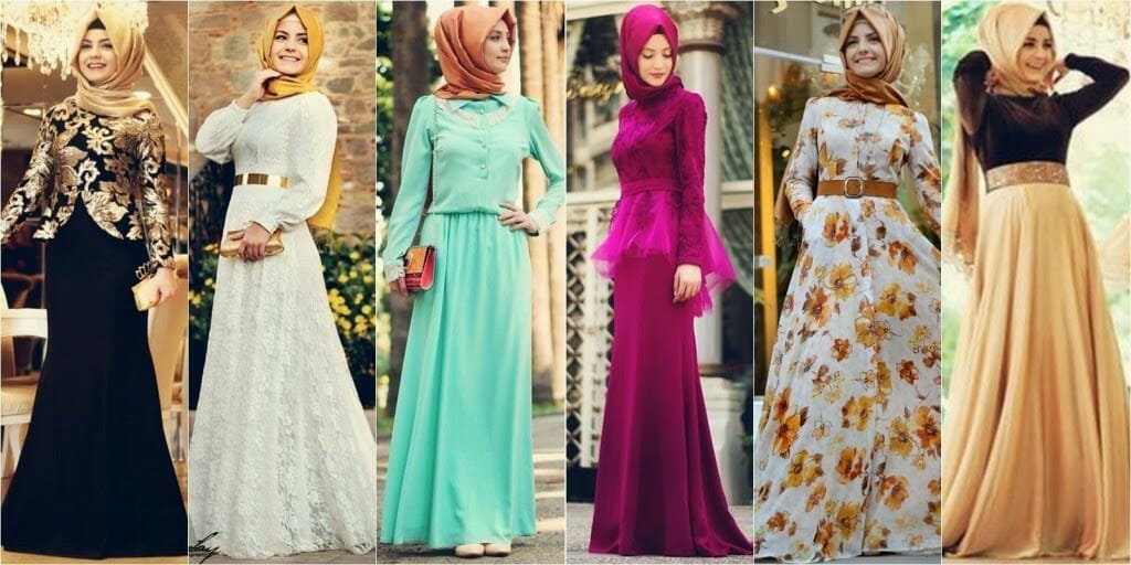 اجمل تصميمات ملابس المحجبات