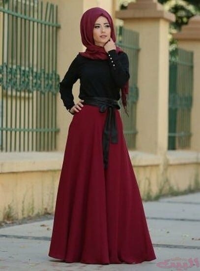 احدث الفساتين للمحجبات